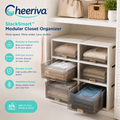 Cheeriva™ StackSmart Pro Modular Closet Storage System